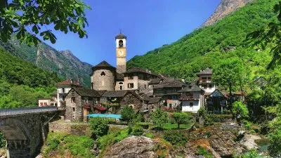Lavertezzo. Suiza. jigsaw puzzle
