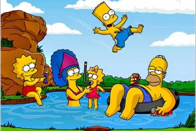 Los Simpson jigsaw puzzle