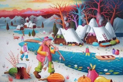 Winter in Serbia by Mile Davodovic