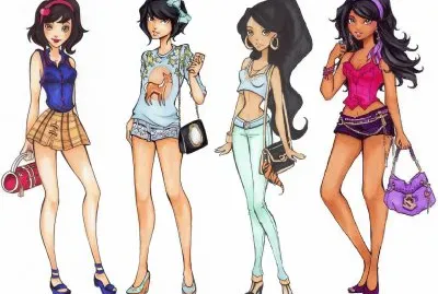 SnowWhite Mulan Jasmine Esmeralda