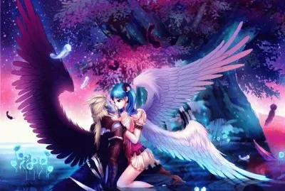 Ãngeles animÃ© enamorados