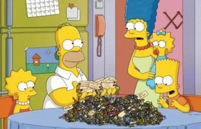 Simpson 's Dinner jigsaw puzzle