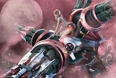 Chica en nave espacial extraÃ±a