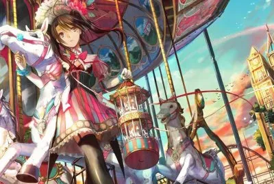 Chica animÃ© en calecita