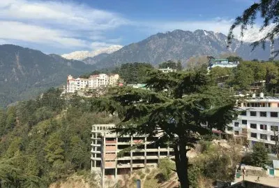 Himaláia visto de Dharamsala - India