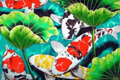 Koi Fish by Jean Baptiste