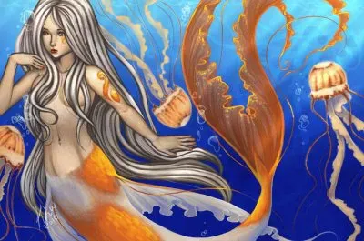 Sun touched Mermaid by Kimi Williams