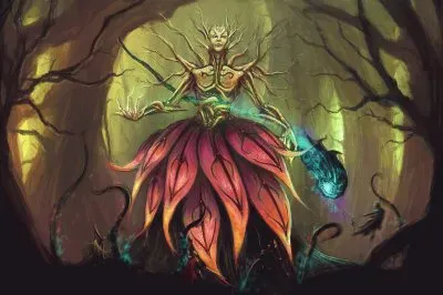 Criatura en el bosque