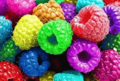 Colorful Raspberry