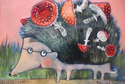 Hedgehog by Anna Silivonchik