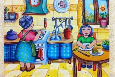In the Kitchen by Carolina Cuadrileros