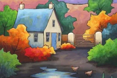 Cottage by Gillian Mowbray