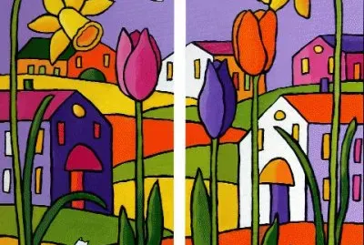 Spring Flowers by Laura Meddaugh