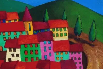 Mountain village by Sara Catena