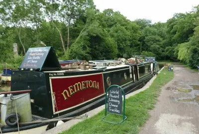 Cheese boat Kennet and Avon canal
