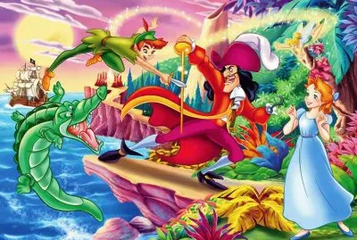 Peter Pan y Garfio
