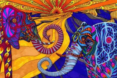 The Elephants by Phil Lewis