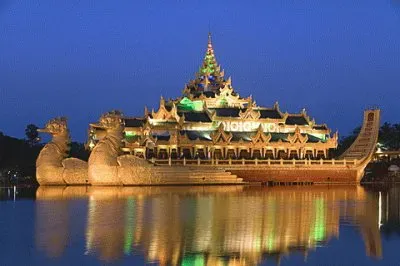 Lago Kandawgyi. Myanmar jigsaw puzzle