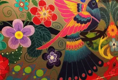 Wall painting by Elisa Chavarri