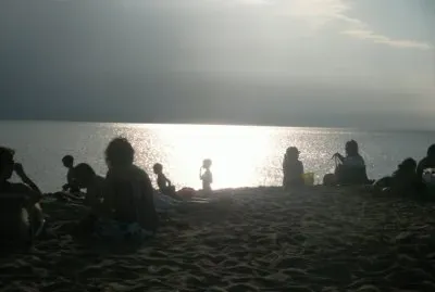 Atardecer en la playa