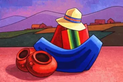 Mexican Farmer by Oscar Tintaya