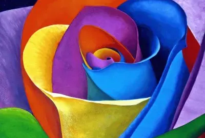 Rainbow Rose