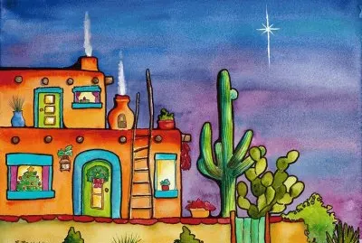 House in New Mexico by Sherry Darrah