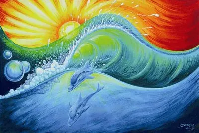 Dolphins by Drey Brophy