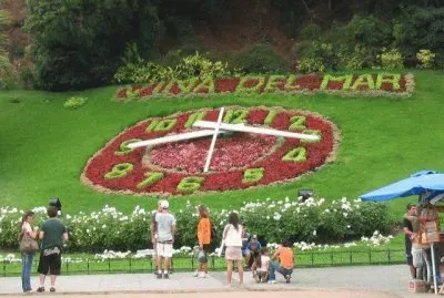 Reloj de flores ViÃ±a del Mar