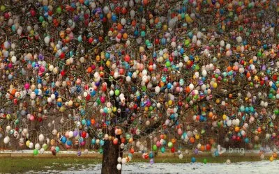 Easter Egg Tree jigsaw puzzle