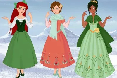 Ariel Rapunzel Tiana