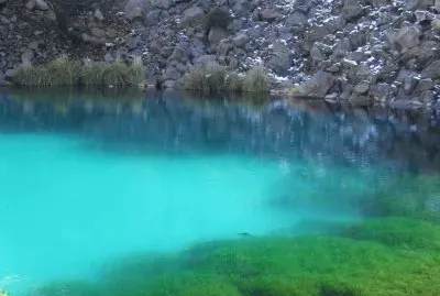 Laguna de la NiÃ±a Encantada. Mendoza. Argentina jigsaw puzzle