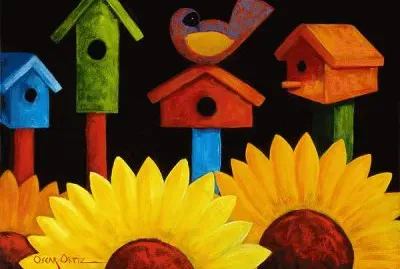 Midnight Garden by Oscar Ortiz