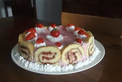 Bavarese alle fragole