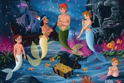 John TigerLily PeterPan Wendy Michael