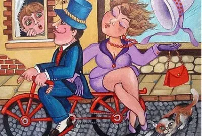 Bicycle ride by Lubov Toteva