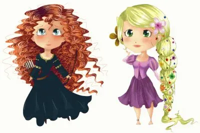 Merida Rapunzel