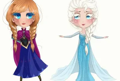 Anna Elsa jigsaw puzzle