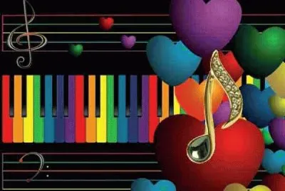 פאזל של Musical Hearts