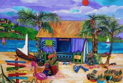 Tropical Island by Patti Schermerhorn