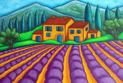 Lavender Fields by Lisa Lorenz