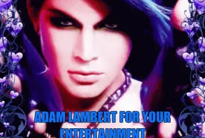 Adam Lambert For Your Entertainment