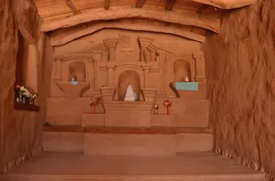 Capilla de adobe en Tinogasta. Catamarca. Argentina