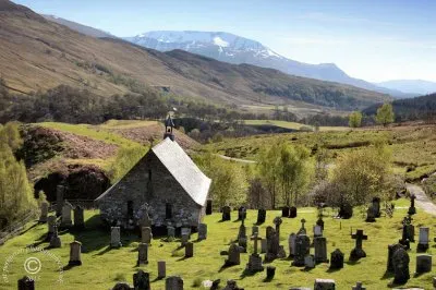 Cille Choirill Church - Highlands Scotland jigsaw puzzle
