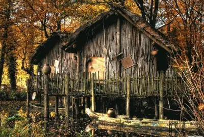 wooden house