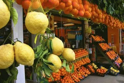 Citrus Market Pompeii  Italy