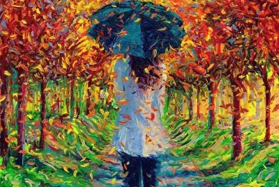 פאזל של pintura dedos Iris Scott