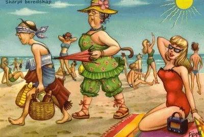 Blindfolded at the Beach