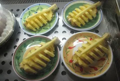 Muy ricos ananÃ¡s de postre