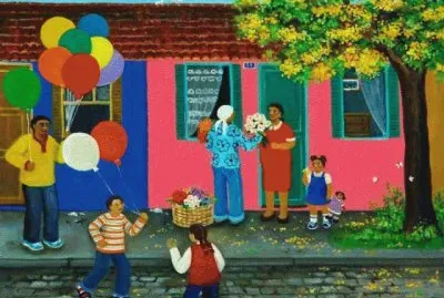 Balloons and Flowers